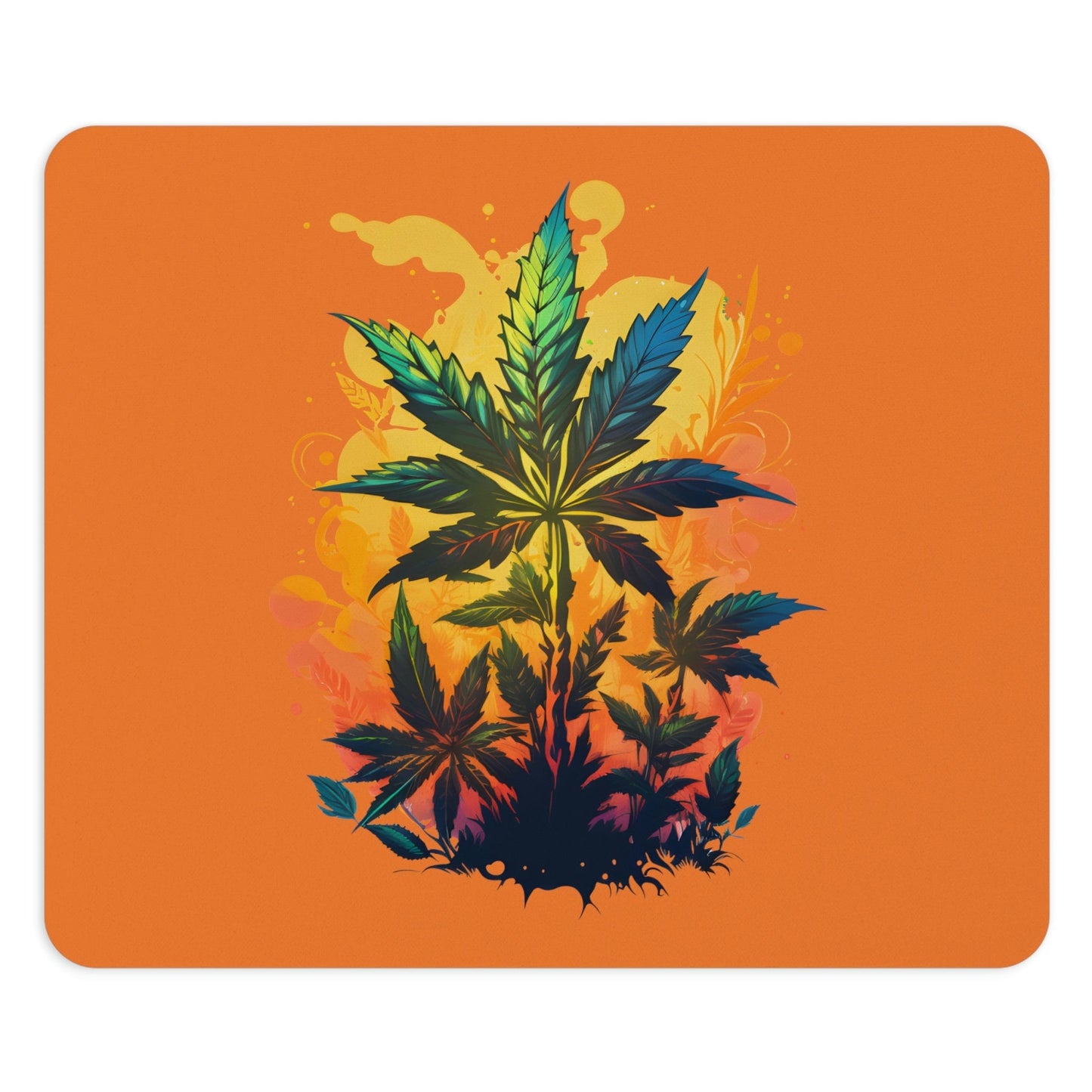 Warm Paradise Cannabis Mouse Pad