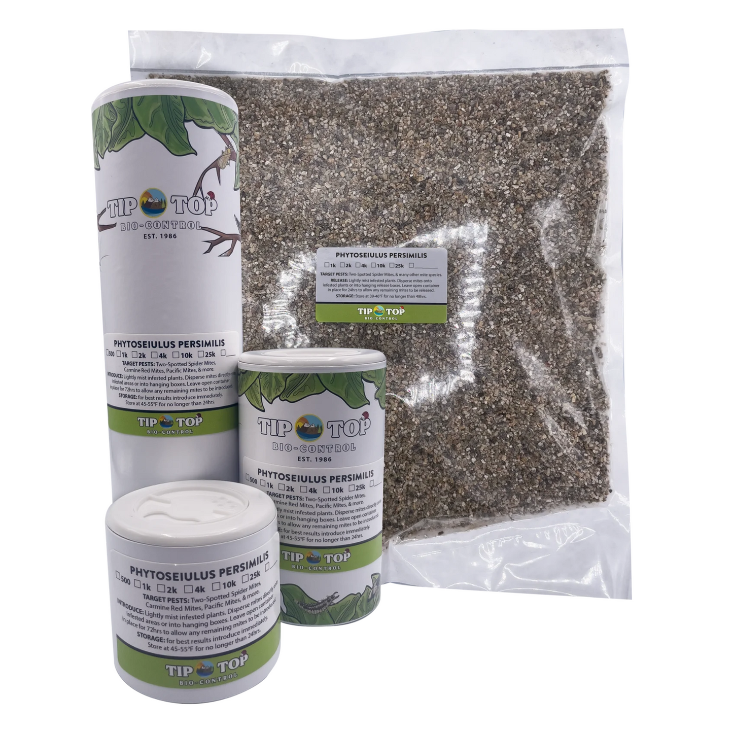 Phytoseiulus persimilis Treatment Bottles