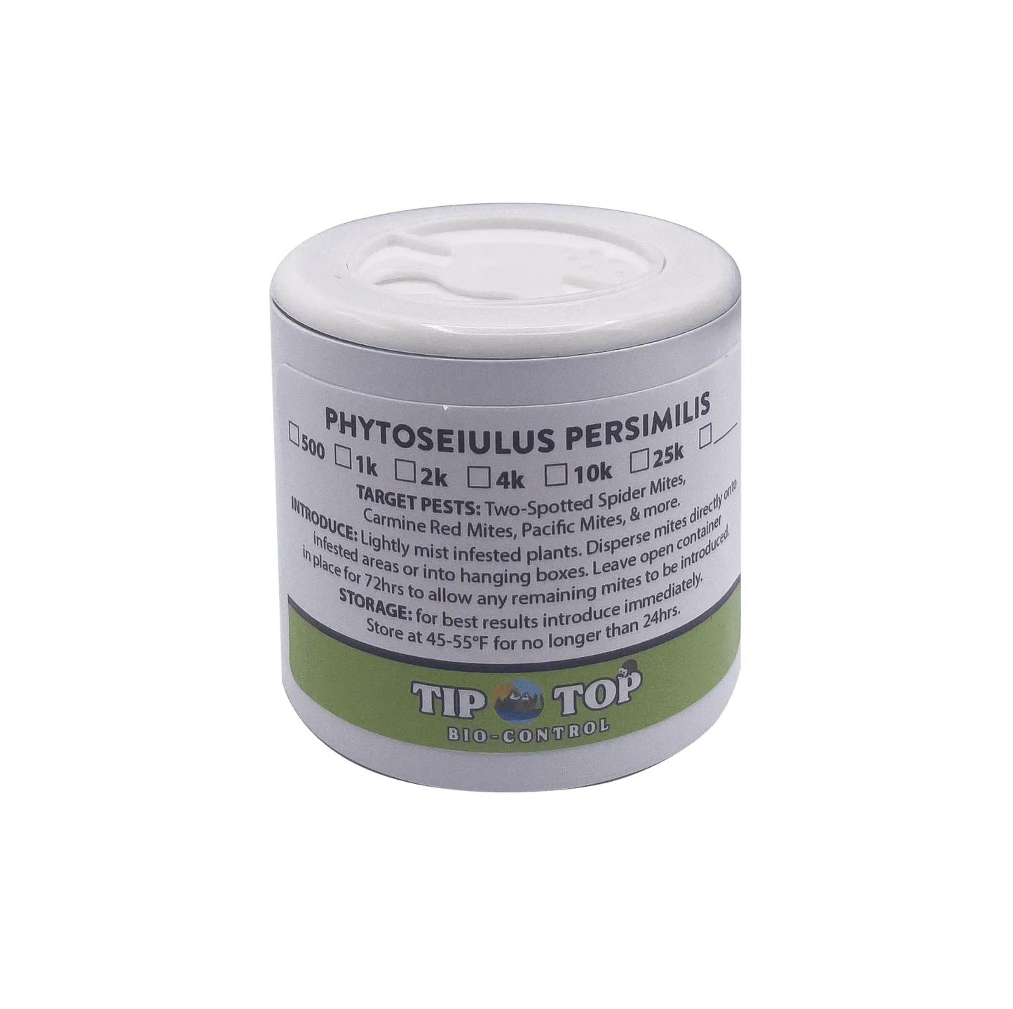 Phytoseiulus persimilis Treatment Bottles