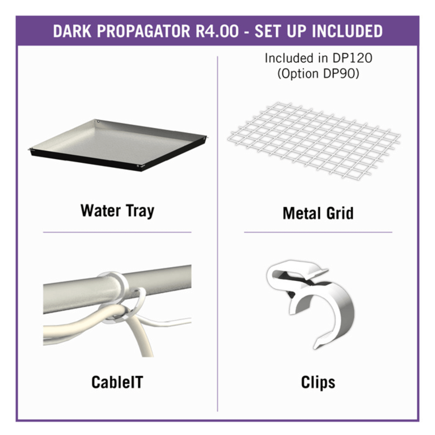 Secret Jardin Dark Propagator 90 v4.0 2' x 3' x 3'4" Indoor Grow Tent