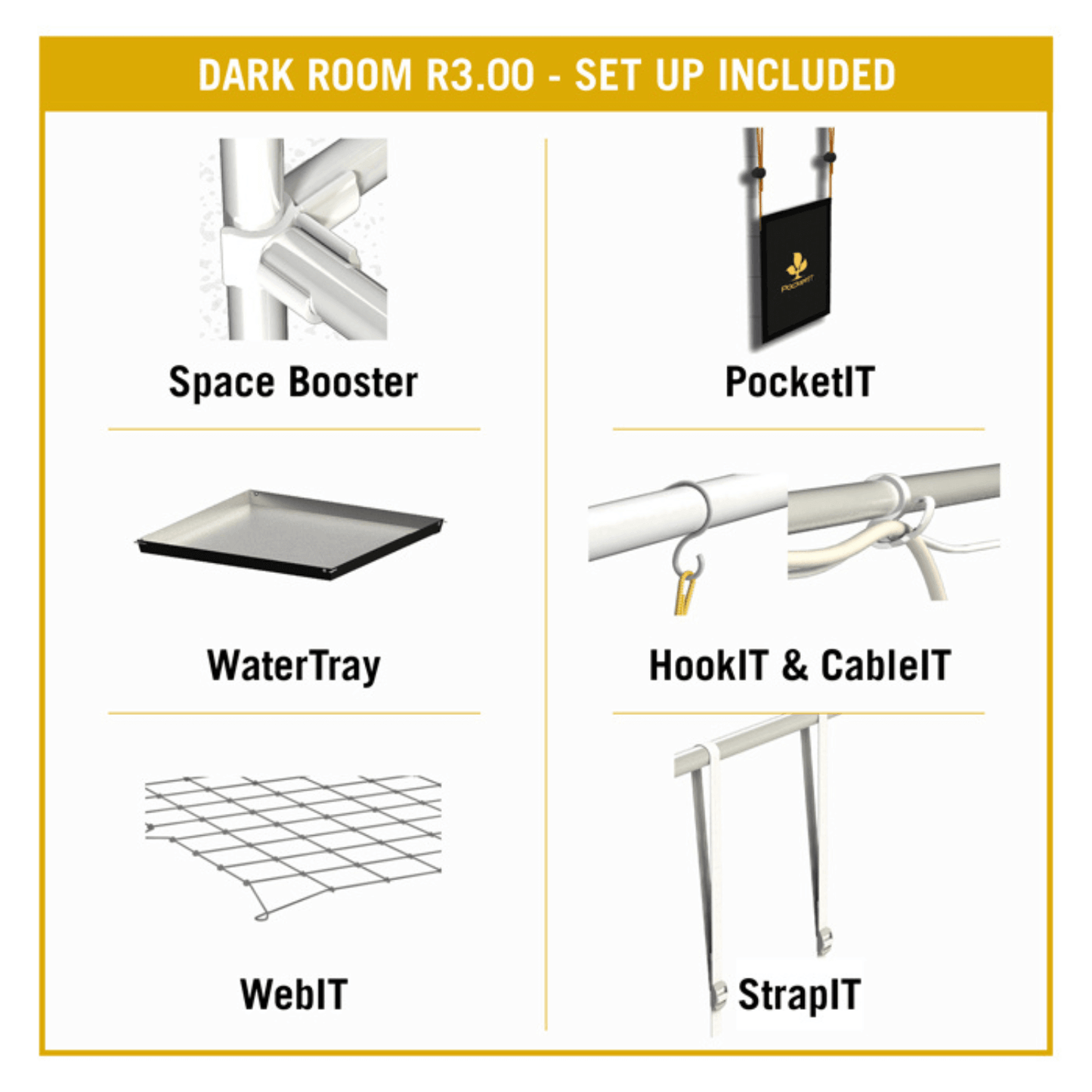 Secret Jardin Dark Room 90 v3.0 3' x 3' x 6' Indoor Grow Tent
