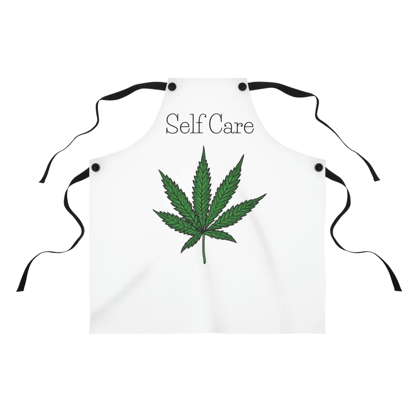 Self Care Pot Leaf Chef's Kitchen Apron