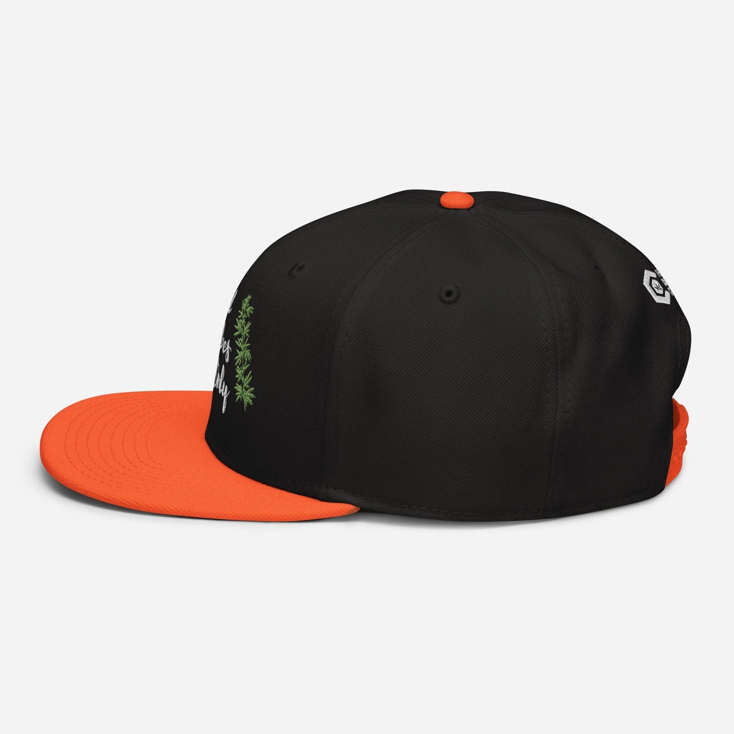 Good Vibes Only Cannabis Snapback Hat