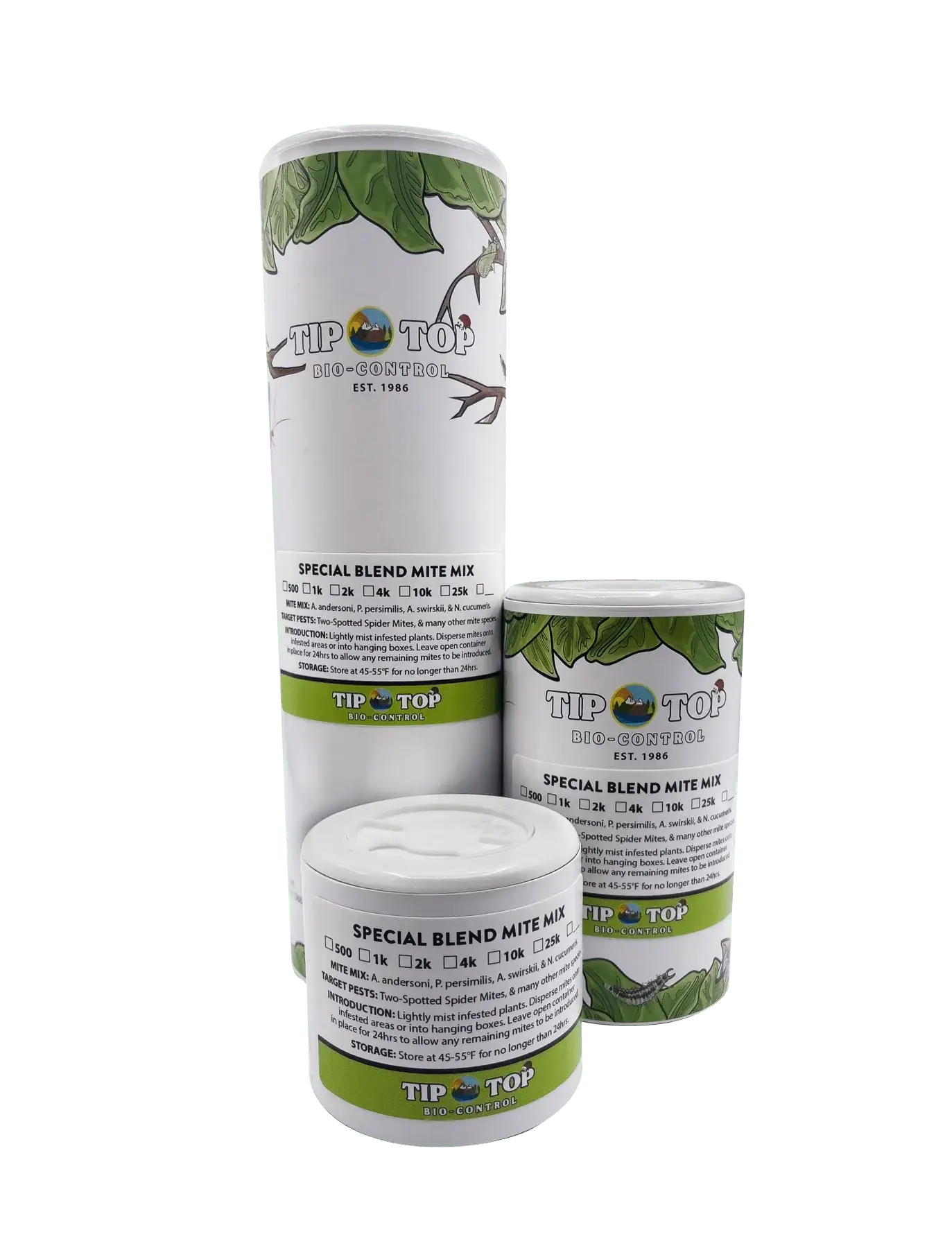 Special Blend Predatory Mite Mix Treatment Bottles