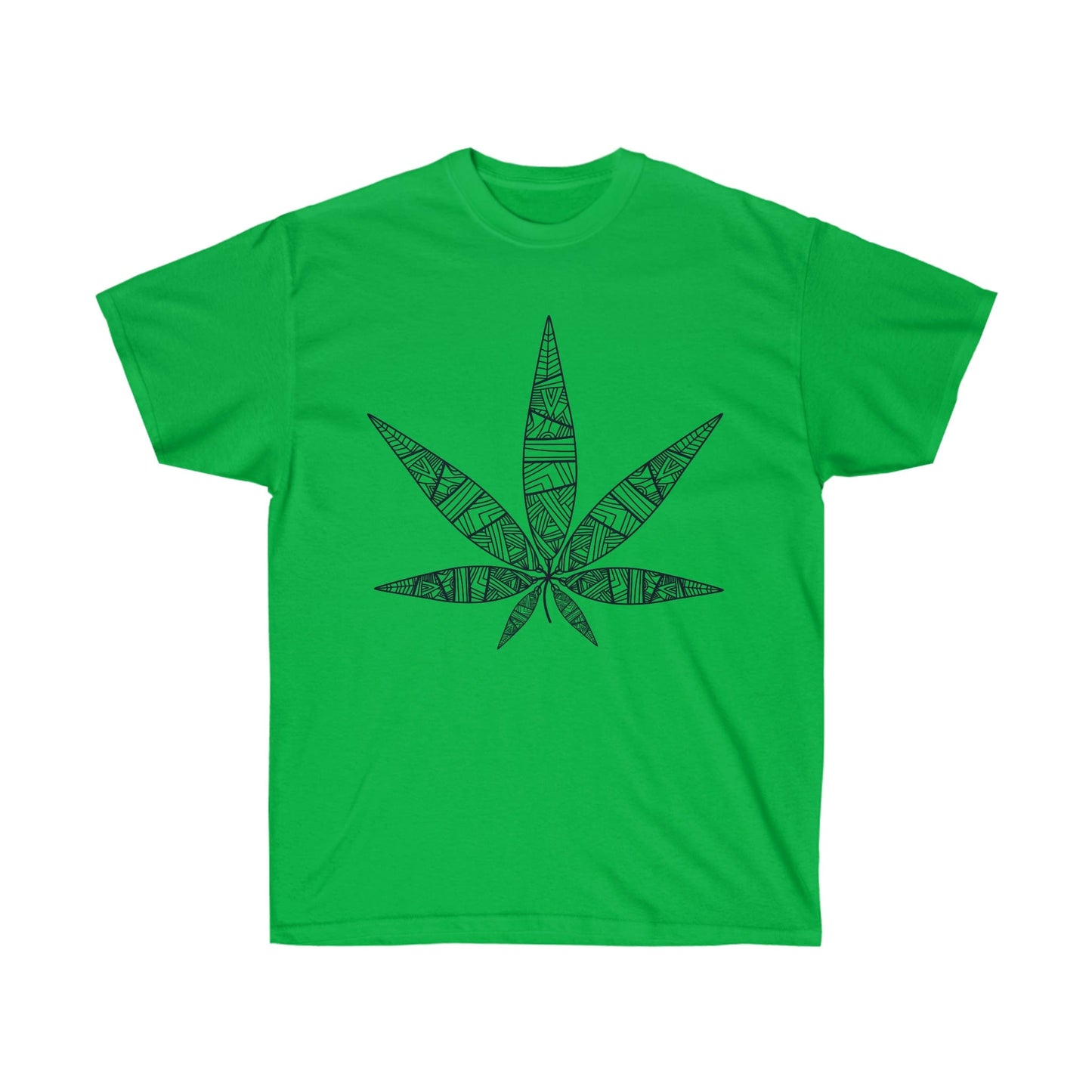 Tribal Marijuana Leaf Tee
