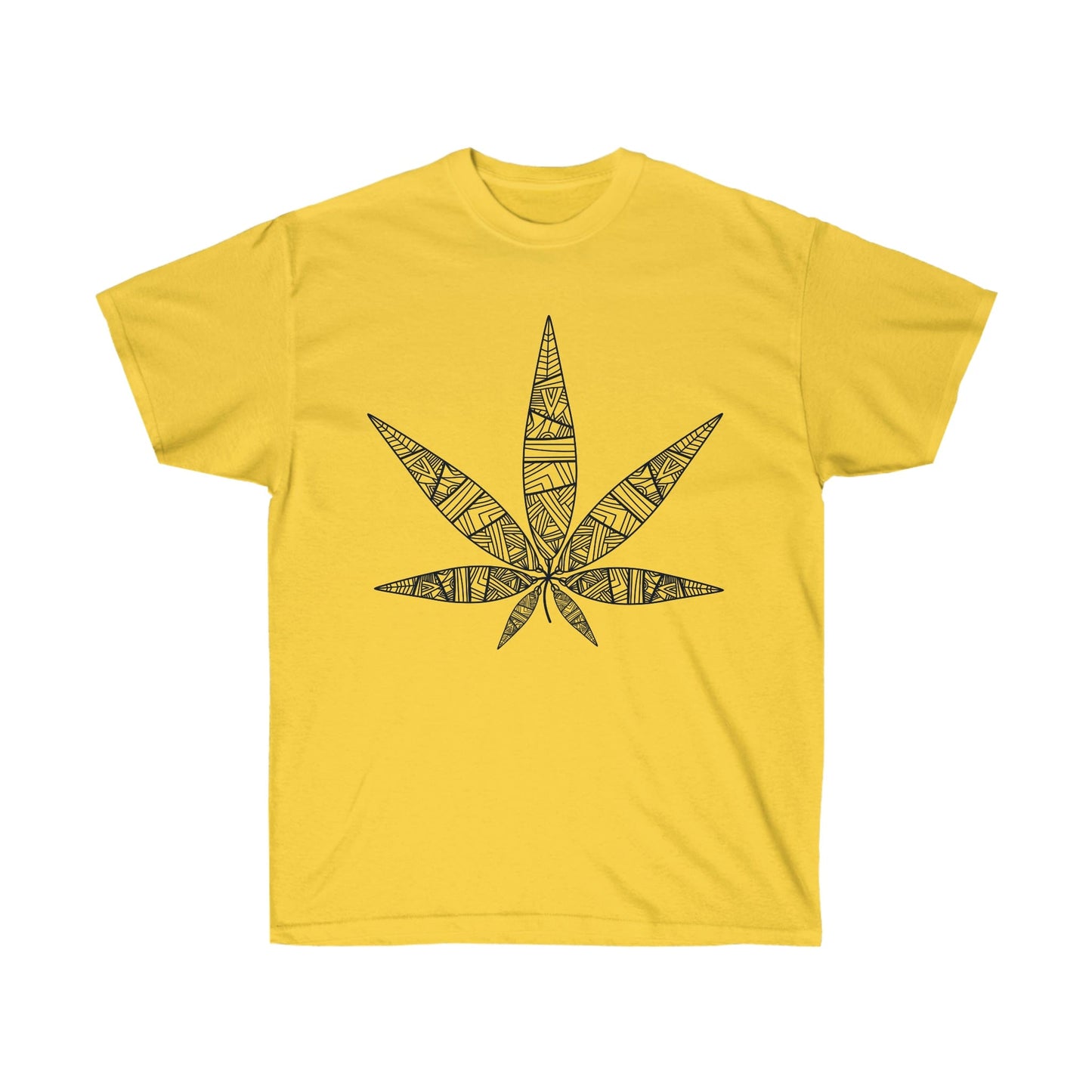Tribal Marijuana Leaf Tee